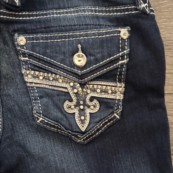 Rock Revival Women's Dark Blue Skinny Jeans - Picture 8 of 9